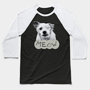 One eyed dog meow Baseball T-Shirt